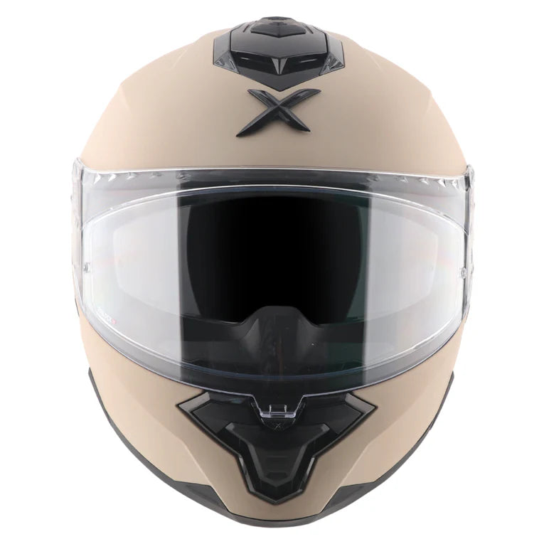 Axor Brutale Corsa Dual Spoiler Khaki Orange Helmet