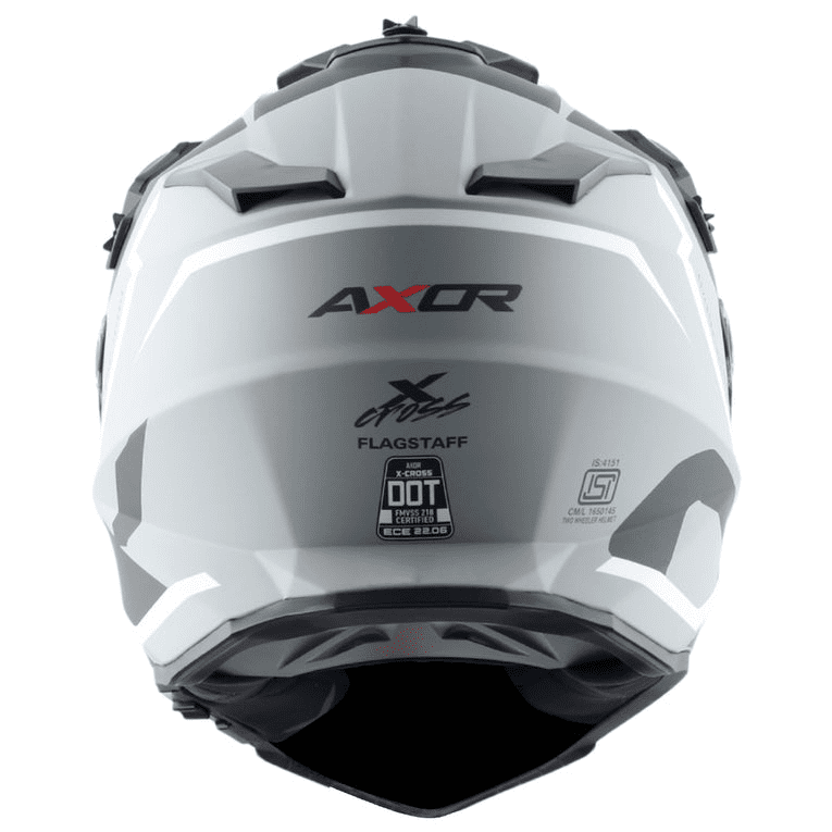 Axor X-Cross Dual Visor Flagstaff Dull Nardo Grey Black Helmet