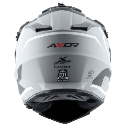 Axor X-Cross Dual Visor Flagstaff Dull Nardo Grey Black Helmet