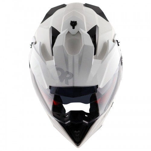 Axor X-Cross Dual Visor SC Helmet-White Red