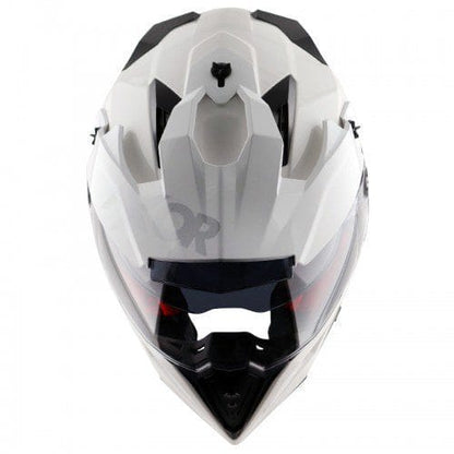 Axor X-Cross Dual Visor SC Helmet-White Red