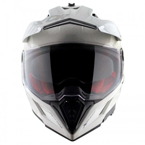 Axor X-Cross Dual Visor SC Helmet-White Red