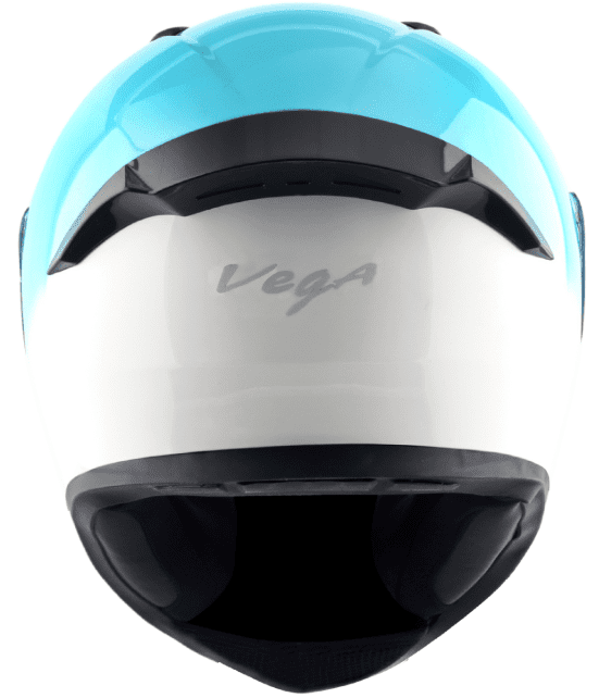Vega Bolt Dual White Blue Helmet