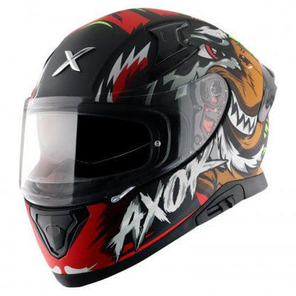 AXOR Apex Falcon Helmet Dull Black Red
