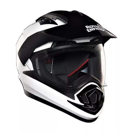 Buy Escapade Off-Road Helmet-White and Black Online