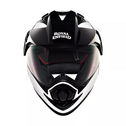 Buy Escapade Off-Road Helmet-White and Black Online