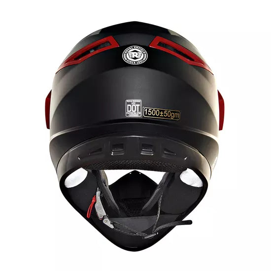 Escapade Off Road Helmet Black and Red