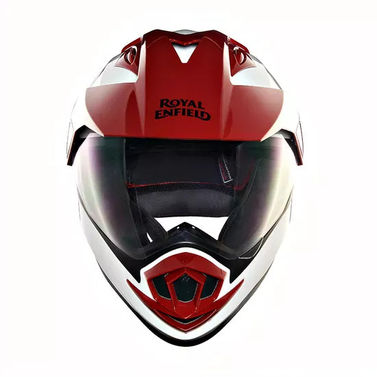 Escapade Off-Road Helmet-White and Red