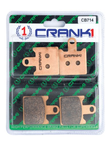 CRANK1 Sintered Brake Pad for Kawasaki Ninja ZX 6R (2007 - 2012)
