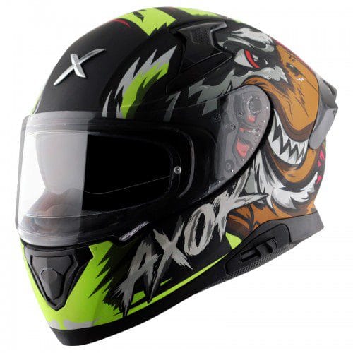 Apex Falcon Helmet Dull Black Neon Yellow