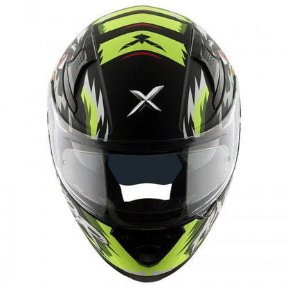 Falcon Mens Helmet Matt Black Neon Yellow