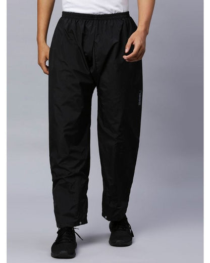 Foliage Black Stylish Raincoat for Mens