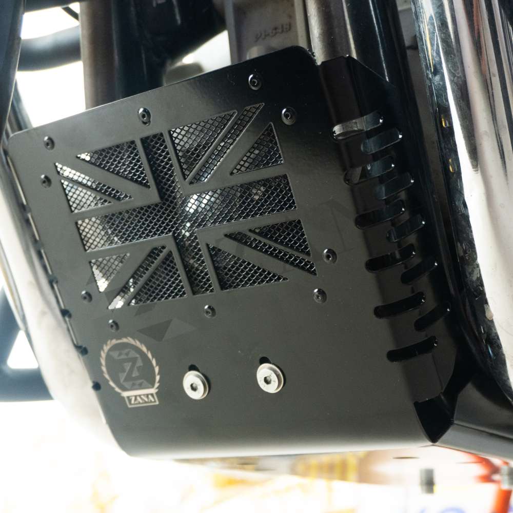 Full Black Bash Plate for GT-Interceptor 650