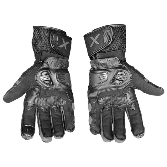 AXOR - Gator Riding Gloves Black Grey