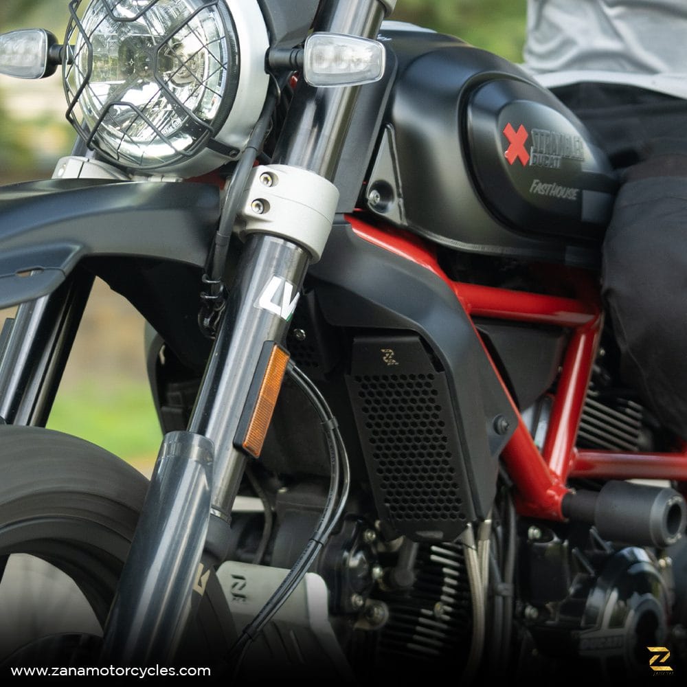 Heat Sink Guard and Oil Cooler Guard Set for Ducati Scrambler