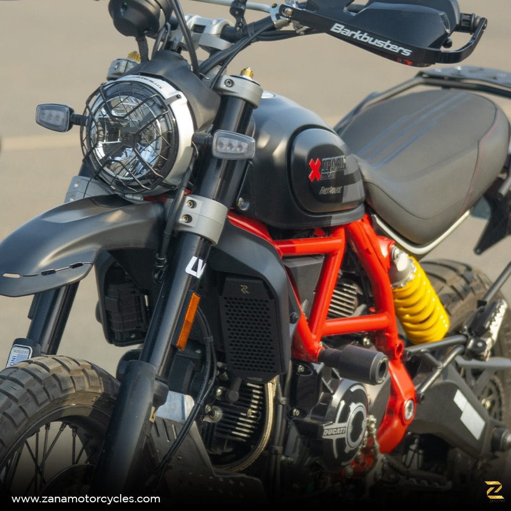 Heat Sink Guard and Oil Cooler Guard Set for Ducati Scrambler