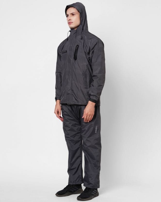 Travelbug High Grey Raincoat Set for Mens