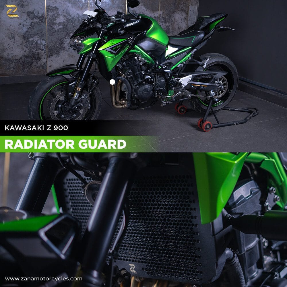 Honeycomb Radiator Guard for Kawasaki Z-900