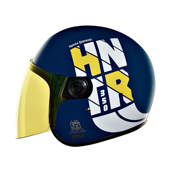 Royal Enfield Hunter Copter Half-Face Helmet- Lagoon Blue