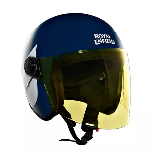 Royal Enfield Hunter Copter Half-Face Helmet- Lagoon Blue
