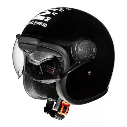 Jet Open Face MLG Helmet Glossy Black