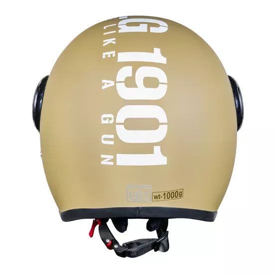 Jet Open Face MLG Helmet - Matt Desert Storm