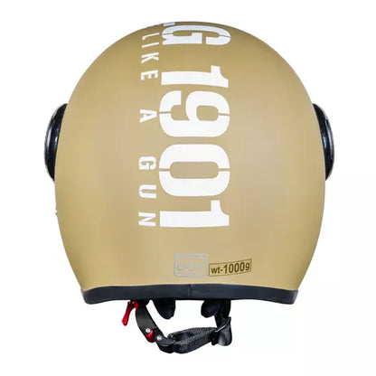 Jet Open Face MLG Helmet - Matt Desert Storm