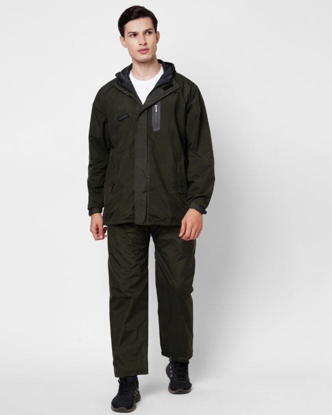 Just Olive Raincoat Set for Mens