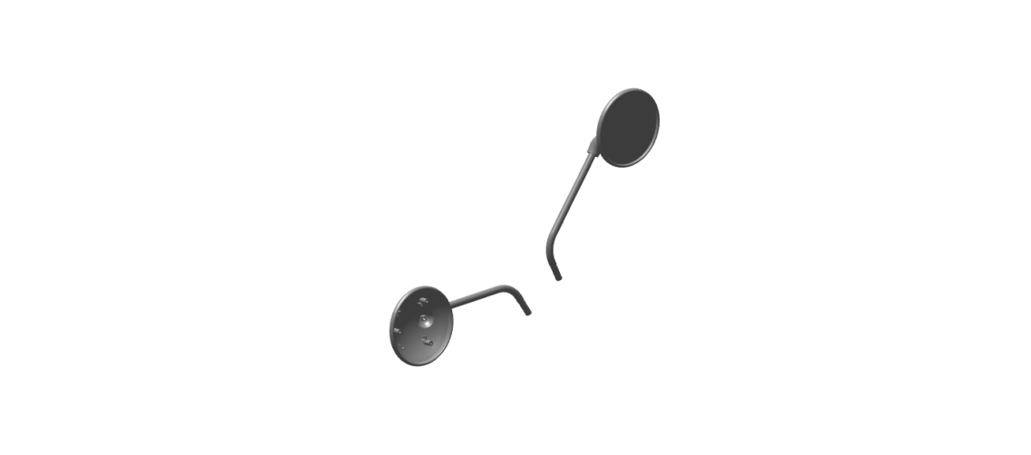 ROYAL ENFIELD KAA00072/A - MIRROR KIT CHROME FOR METEOR 350