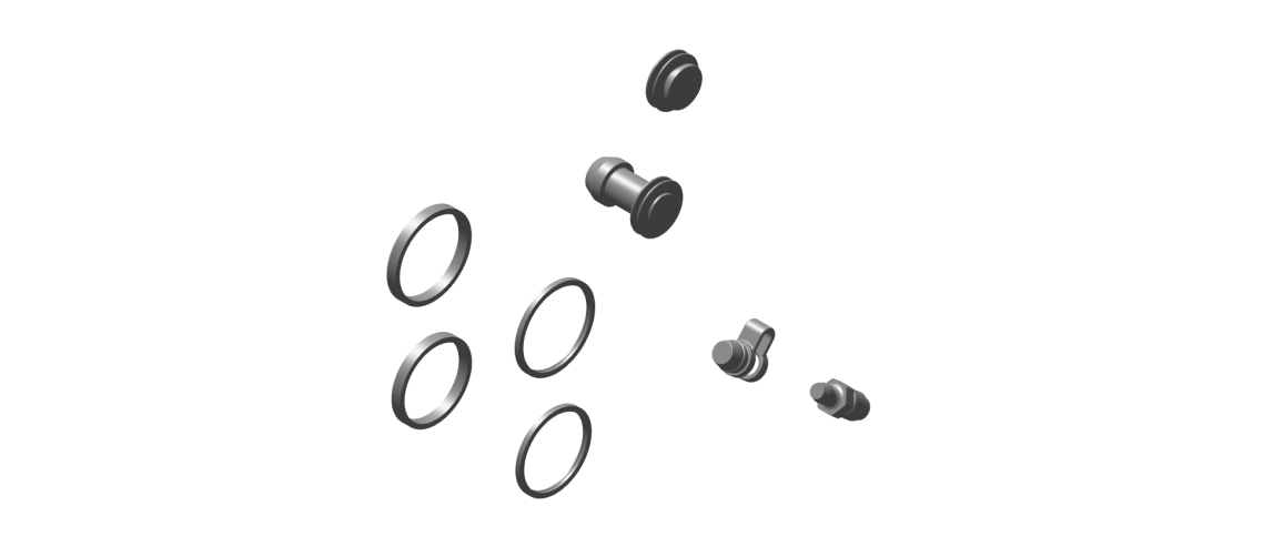 ROYAL ENFIELD KAB00262/A - FRONT CALIPER MINOR KIT P1E P1F FOR CONTINENTAL GT 650, CONTINENTAL GT 650, INTERCEPTOR 650 & SCRAM 440
