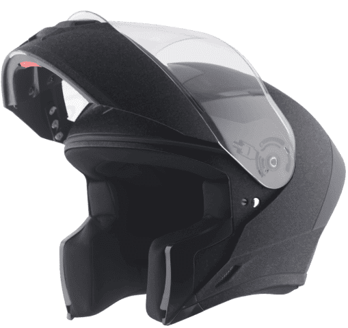 Vega Knight TF Solid Black Helmet