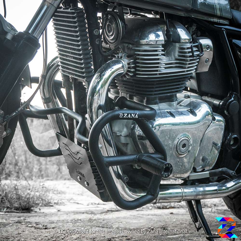 Leg Guard with Slider for GT and Interceptor 650