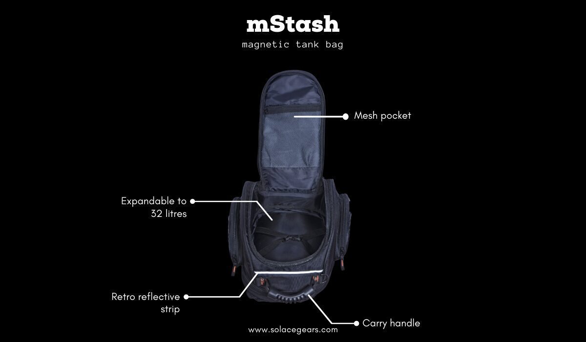 Solace MSTASH Magnetic Tank Bag