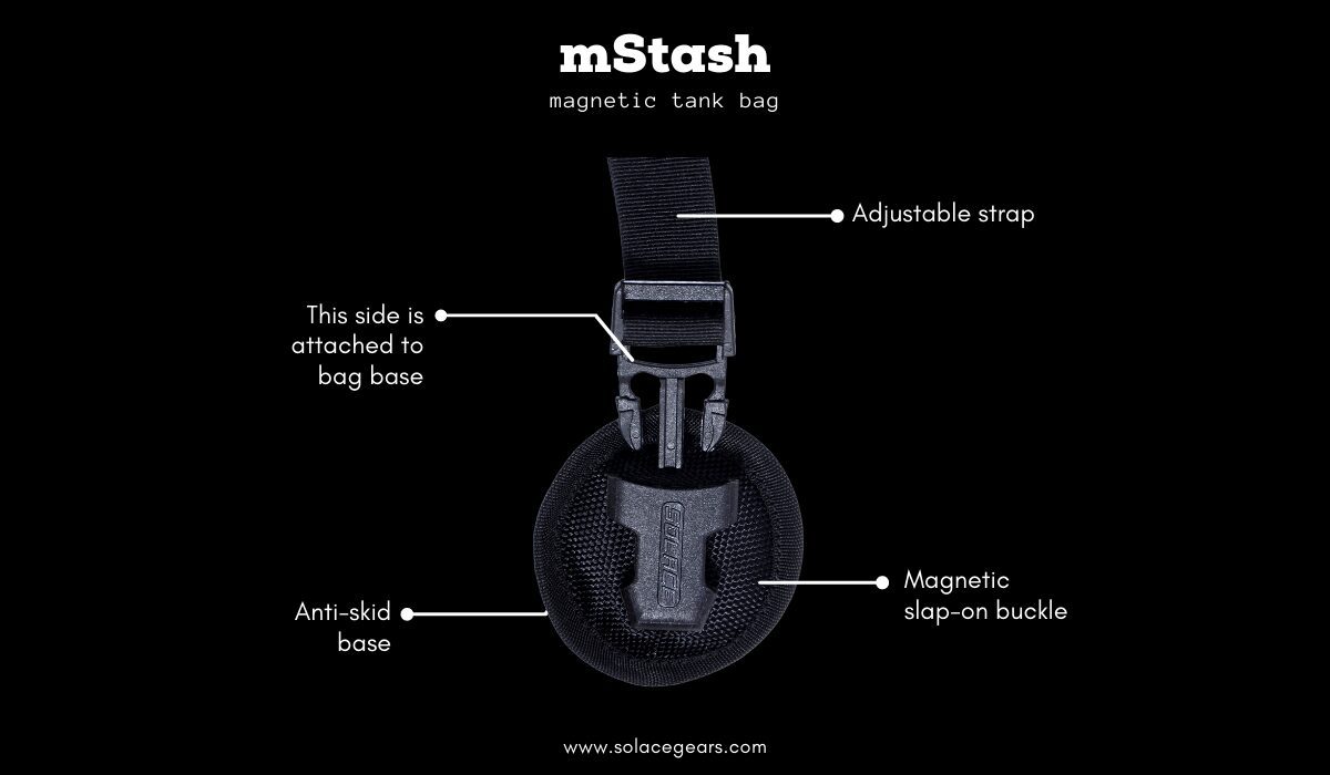 Solace MSTASH Magnetic Tank Bag