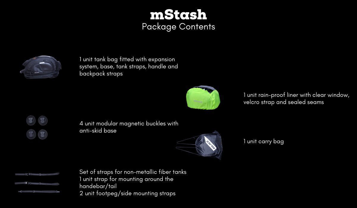 Solace MSTASH Magnetic Tank Bag