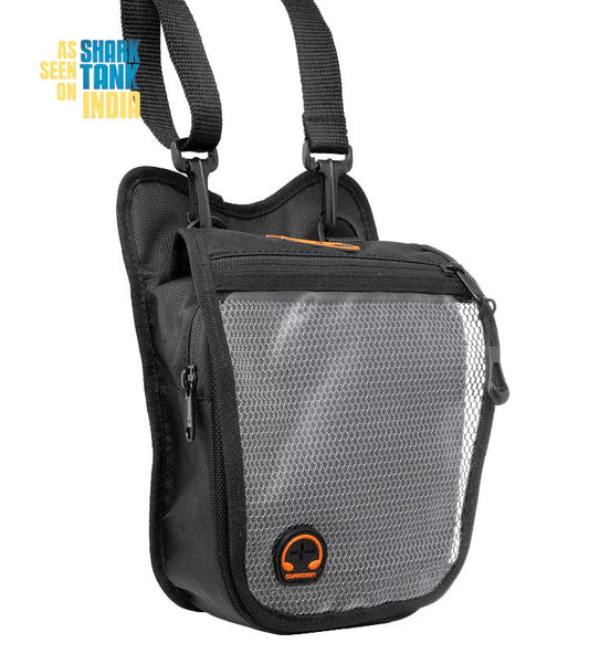 Magnetic Tank Pouch with Rain Cover and Sling Strap