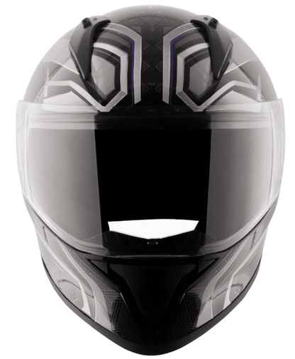 Vega Bolt Marvel Black Panther Edition Black Silver Helmet