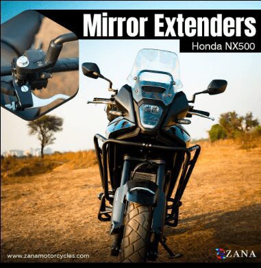 Mirror Extender for Honda NX 500 (Aluminium)