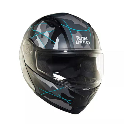Modular Multi Camo Matt Black & Teal