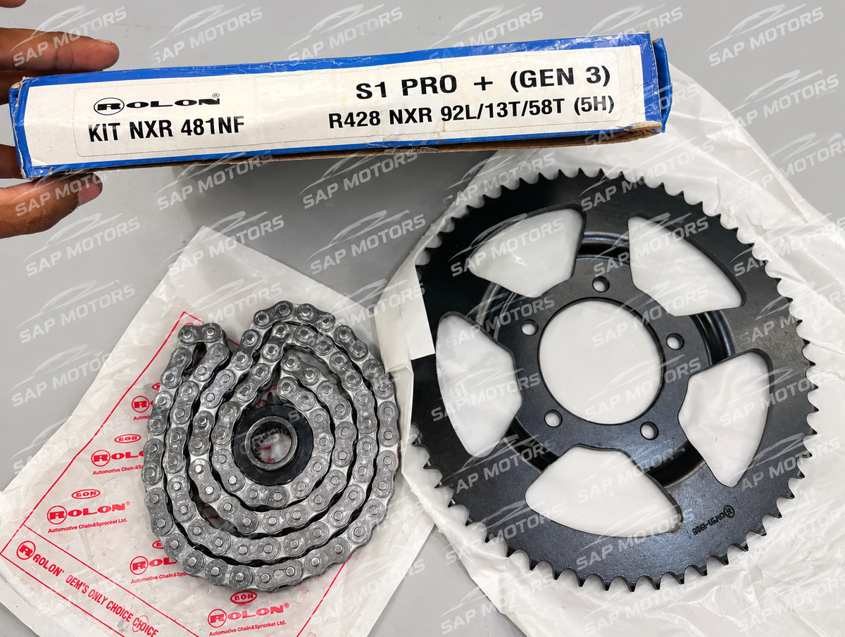 Rolon Chain Sprocket Kit for OLA S1 Pro+ (GEN 3) KIT NXR 481 NF