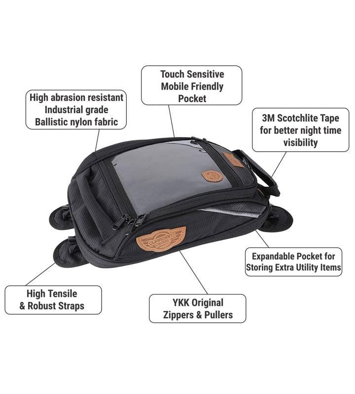 Mustang 50L Saddle bag and 18L Tank Bag