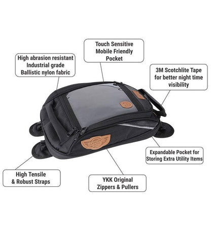 Mustang 50L Saddle bag and 18L Tank Bag