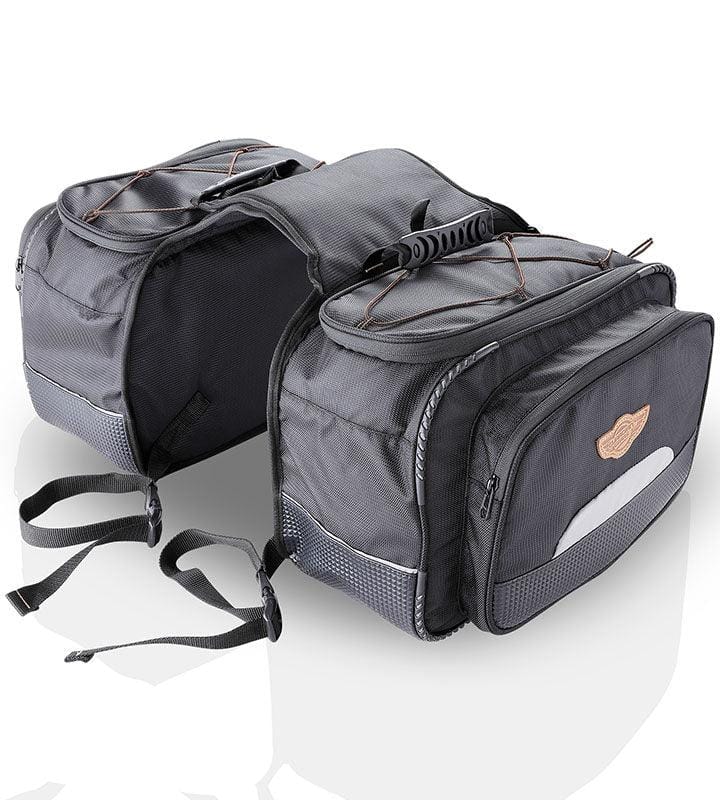 Mustang Saddlebags with Rain Covers and Dry Bags