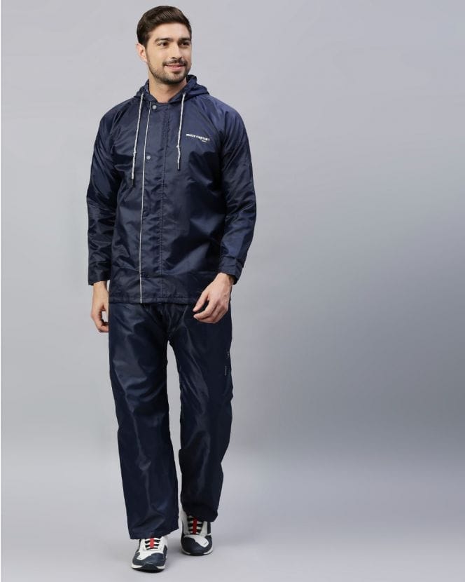Navy Blue Raincoat for Mens