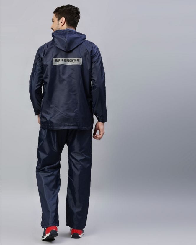 Navy Blue Raincoat for Mens