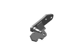 866255 - BRACKET SIDE STAND MOUNTING - BLACK