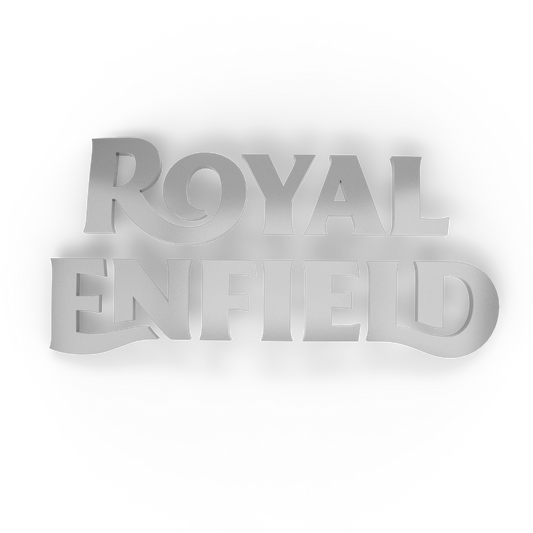 ROYAL ENFIELD RAK00223/A - STICKER FUEL TANK ES CHROME SATIN ALL NEW CLASSIC 350 & BULLET 350