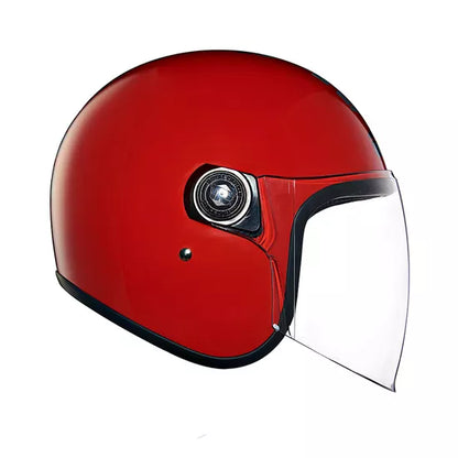 RE Coopter Camo Printed MLG Open Face Helmet GT Red