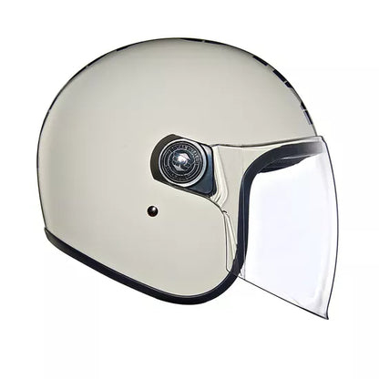 RE Coopter Camo Printed MLG Open Face Helmet-Glossy White