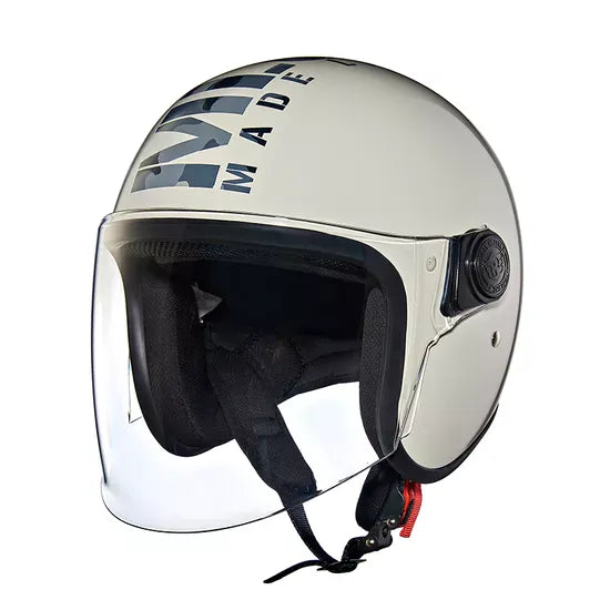 RE Coopter Camo Printed MLG Open Face Helmet-Glossy White